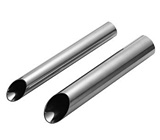 Polished steel pipe
