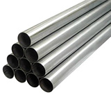 Polished steel pipe